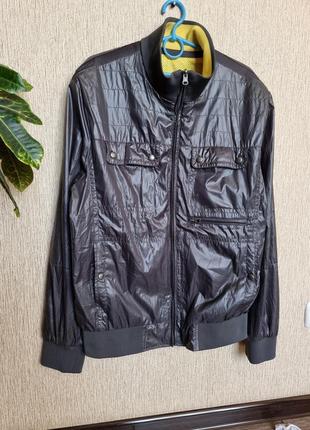 Стильная двусторонняя куртка, бомбер, ветровка geox, оригинал5 фото