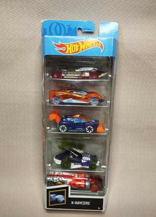 Hot wheels машинки, 5 штук набор