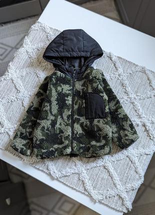 Куртка курточка мєховушка шерпа на 2-3 роки на хлопчика