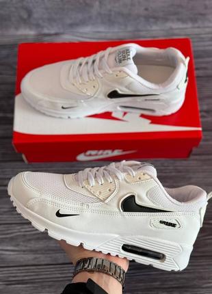 Чоловічі кросівки в стилі nike air max 90 white