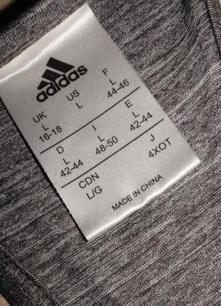 Спортивна майка для тренувань  adidas великого розміру.7 фото