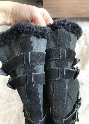 Зимові замшеві чоботи clarks.4 фото