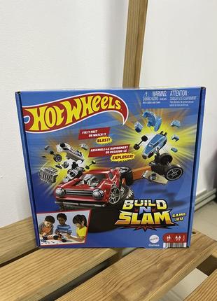 Ігровий конструктор хот вілс буд і ламай hot wheels build 'n slam kids games hlx91