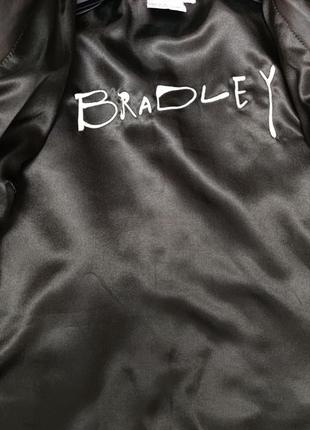 Bradley bayou дизайнерская кожаная куртка кардиган /9479/7 фото
