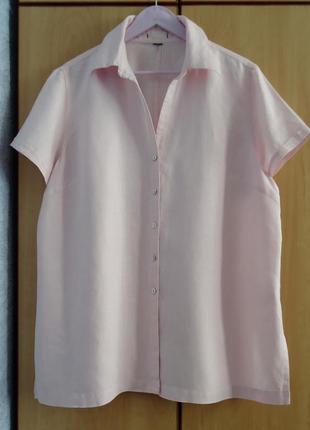 Супер брендова блуза блузка сорочка льон1 фото