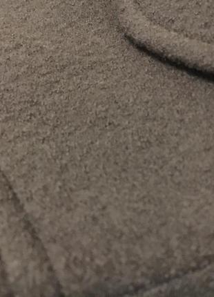 Короткое демисезонное   букле шоколад  шерстяное шерсть пальто boden8 фото