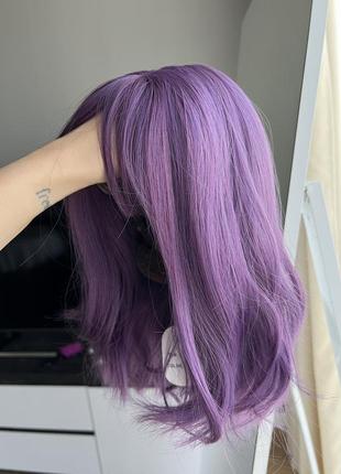 Фиолетовый парик3 фото