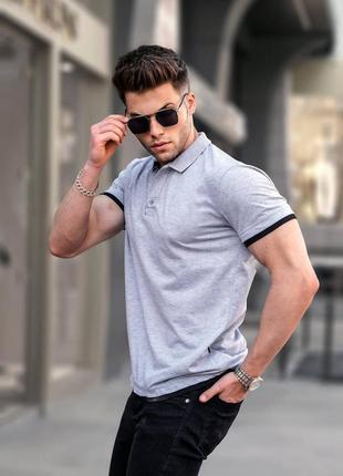 Мужская футболка поло, premium качества, стильная и двягкая удобная на аожен день