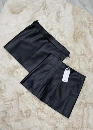 Кожаная юбка