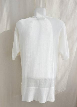 Стильна біла футболка розмір l xl xxl4 фото