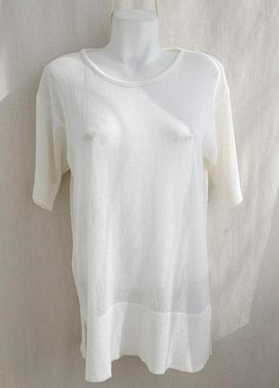 Стильна біла футболка розмір l xl xxl3 фото
