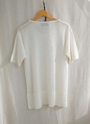 Стильна біла футболка розмір l xl xxl2 фото