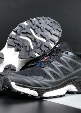 Кросівки чоловічі salomon lab xt-6 black white / чоловічі кросівки salomon lab xt-6 саломон лаб