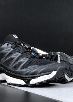 Кросівки чоловічі salomon lab xt-6 black white / чоловічі кросівки salomon lab xt-6 саломон лаб3 фото