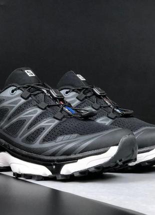 Кросівки чоловічі salomon lab xt-6 black white / чоловічі кросівки salomon lab xt-6 саломон лаб2 фото