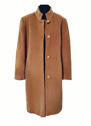 Отличное стильное классное красивое базовое трендовое лаконичное винтажное шерстяное пальто ретро винтаж натуральная шерсть2 фото