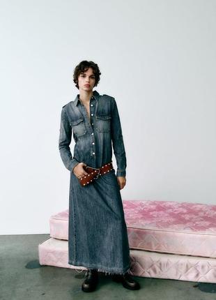 Сукня джинсова zara1 фото