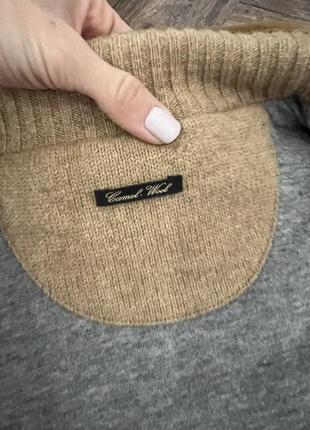 Теплая юбка по колено zara knit9 фото