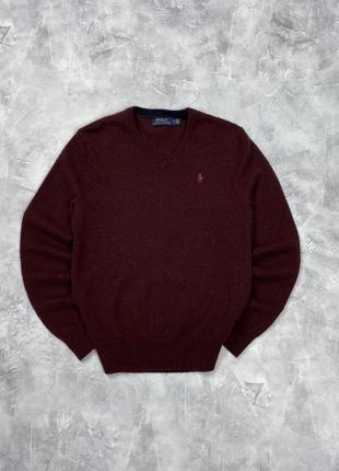 Женский свитер polo ralph lauren оригинал 100% wool