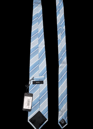 Hugo boss шелковый галстук брендовый7 фото