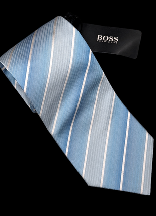 Hugo boss шелковый галстук брендовый2 фото