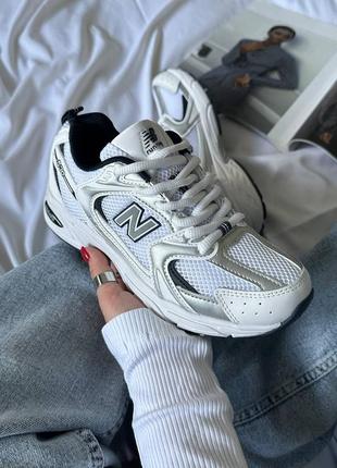 Кросівки new balance 530 white/silver