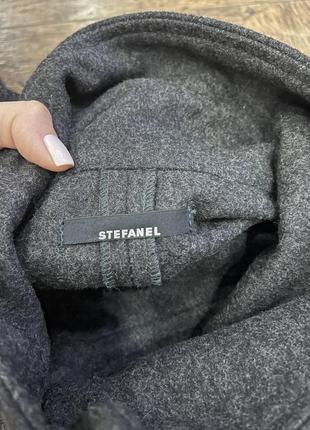 Вовняне пальто шортами stefanel, 100% вовна10 фото
