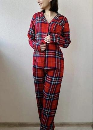 Стильна фланелева піжама/домашній костюм primark p.m в ідеалі!