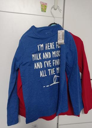 Лонгсливы, футболки с длинным рукавом 110-116