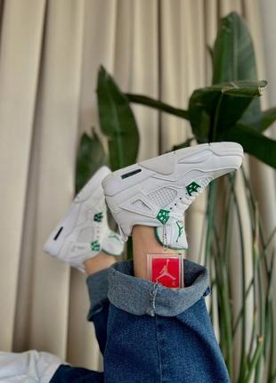 Женские кроссовки женские кроссовки белые nike air jordan retro 4 retro люкс качество