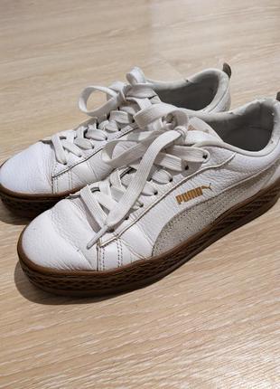 Кеды puma кожа