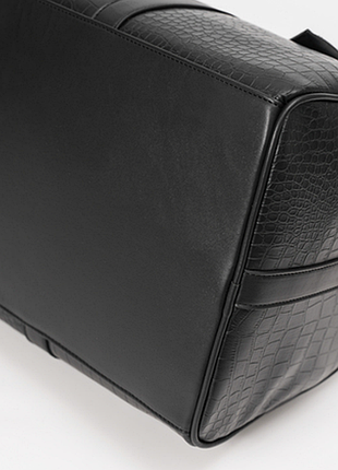 Удобная дорожная сумка рептилии для ручной клади в самолет, черный поезд. сумка для вещей...