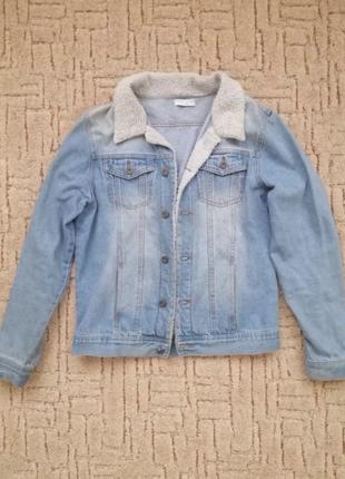 Чоловічий джинсовий весняний піджак🥭