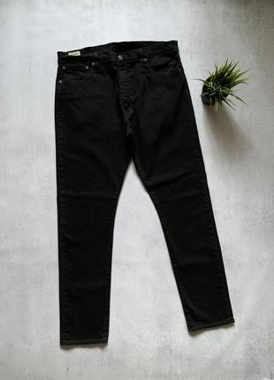 Чорні джинси штани брюки levis 512 premium w38 l324 фото