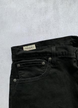 Чорні джинси штани брюки levis 512 premium w38 l326 фото