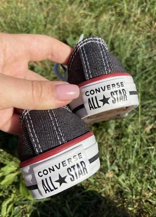 Стильные детские кеды converse сша кроссовки стелька 18см4 фото