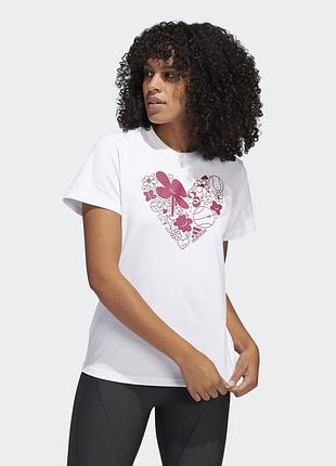 Футболка женская adidas duffle fun sport graphic logo h57392