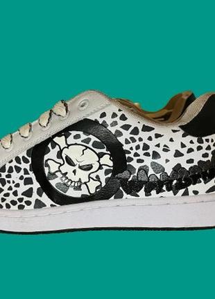 Кросівки кеди wbl wishot checkerboard black/white дутий язик knu skool sk-8 sk8 old кну platform stac об‘ємний язичок