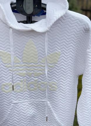 Adidas trefoil hoodie оригинальная фирменная кофта худи свитшот женская xs-s-m4 фото