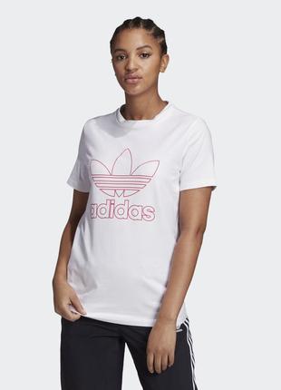 Футболка женская adidas outline trefoil gd22581 фото