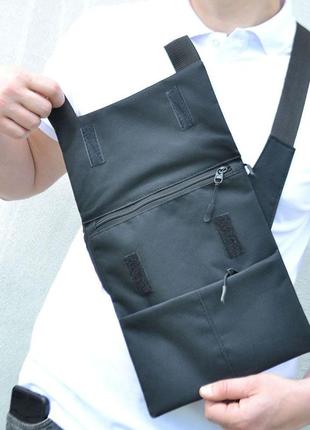 Сумка мессенджер. тактическая сумка из ткани, сумка через плечо, сумка тактическая наплечная3 фото
