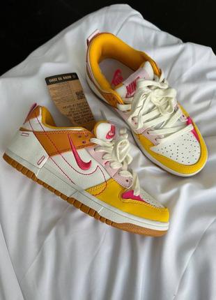 Кросівки nike sb dunk low disrupt 2 “sunrise”1 фото