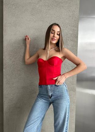 Корсет со шнуровкой из шелка и люрекса кроп топ с открытыми плечами корсет с чашками...