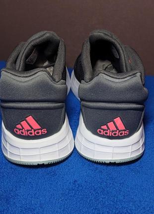 Кроссовки adidas duramo 10 gw8346 gray six/silver metallic 41 1/3р8 фото