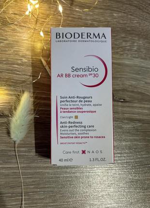 Крем для лица bioderma sensibio ar bb для проблемной кожи spf 302 фото
