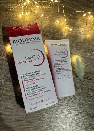 Крем для лица bioderma sensibio ar bb для проблемной кожи spf 301 фото