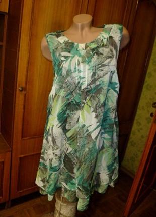 Летнее свободное платье ginalaura collection в идеале шифоновое можно для беременных