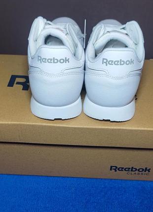 Кроссовки reebok classic leather white art. 50151 оригинал 34.5р7 фото