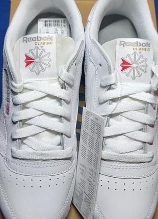 Кроссовки reebok classic leather white art. 50151 оригинал 34.5р4 фото