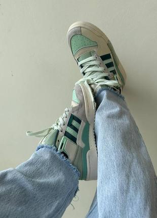 Кроссовки adidas forum «&nbsp;mint green&nbsp;» premium3 фото